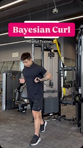 Part 63: Helpful Trainer Shows You… Bayesian Curl (behind-body cable bicep curl) 👌 #helpfultrainer #erickohthetrainer #fitness #gym #workout #training #exercisetips | Eric Koh