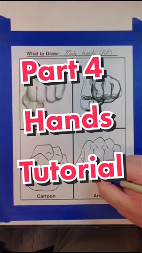 Step-by-Step Tutorial: How to Draw Male Hands
