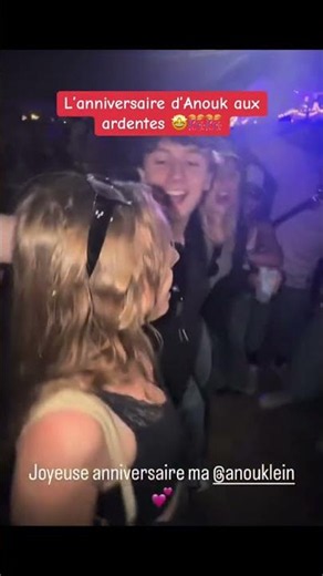 Anouk fete son 21 anniversaire aux Ardentes ❤️🥳🥰