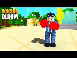 ROBLOX BOKS SİMÜLATOR OYNADIM | Roblox Türkçe
