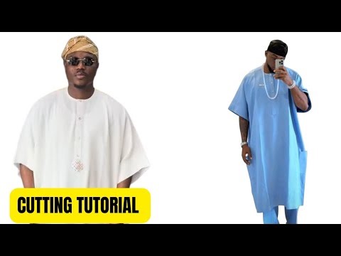 How To Cut a TRENDING Danshiki Outfit | Step-by-Step Tailoring Tutorial