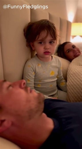 Baby’s Reaction to Dad Snoring Is HILARIOUS 😂 #funnybaby