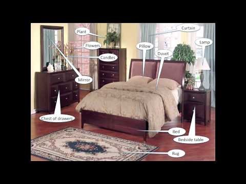 Vocabulario inglés: la habitación
