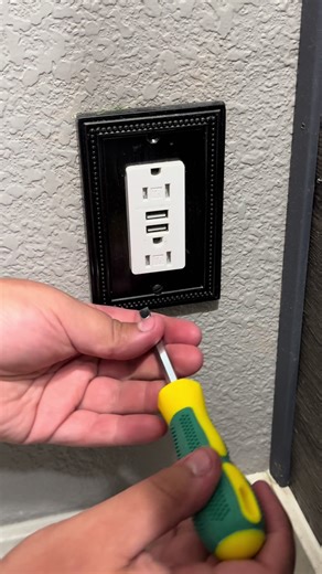 Outlet flipping #diy #diyproject #electrical #tools #bathroom