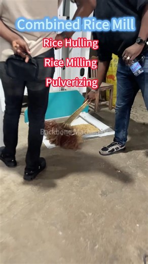 Main machine: impurity remover, stone remover, rice huller, rice-rough separator, rice mill Optional: broken rice separation screen, crusher 800-1000kg/h | Mini Rice Mill Machine