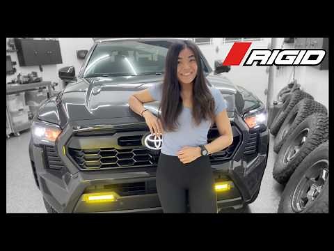 How To Change FOG LIGHTS in a 2024+ Tacoma | RIGID SAE Amber Upgrade