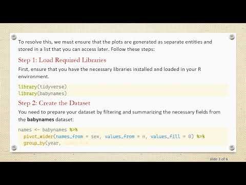 Creating a List of Plots with map() in R