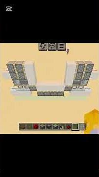 How to make a 4 by 4 piston door in Minecraft bedrock