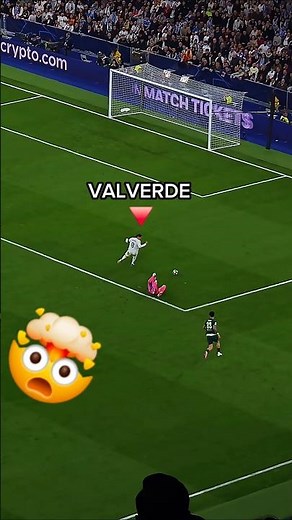 🚀 FEDERICO VALVERDE solo goal vs Manchester City - Football Highlights #shorts
