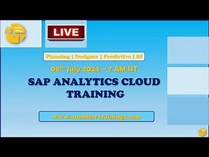 LIVE Training - Power of Data with SAP Analytics Cloud Training by Anubhav Trainings | 6th July 2024