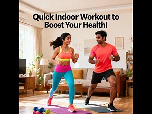 Quick 10-Minute Indoor Workout for Busy People | No Equipment Needed