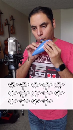 Let’s learn Saria’s Song on Ocarina! #zelda40