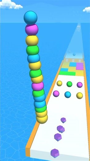 ball stacking #shorts