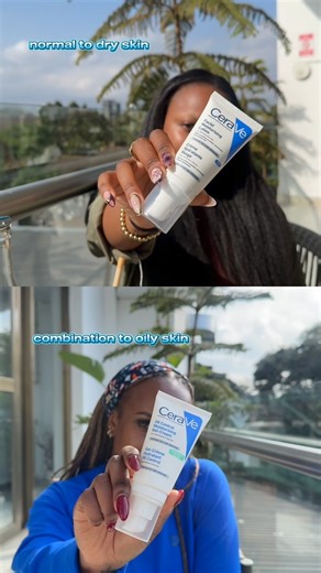 N A N J I on Instagram: "2 sisters. 2 different skin types. 1 brand. Facial Moisturizing lotion (mine) - moisturizes and strengthens skin barrier 💙 Oil Control Moisturizing lotion (my sister’s) - mattifying moisturizer and helps maintain a healthy skin barrier 💙 Both leave you with hydrated skin all day 💙🤭 Want to shop? Go to https://genuinedermocosmetics.com/— @cerave_africa #FLAD #oilcontrol #faceitlikeaderm #ceraveke"