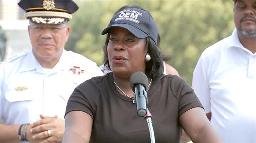 Philadelphia mayor delivers impassioned remarks to striking city workers