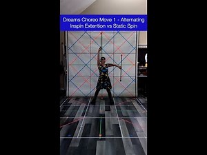 Dreams Choreo Tutorials - Move 1 - Alternating Inspin Extension vs Static Spin, Split/Same.