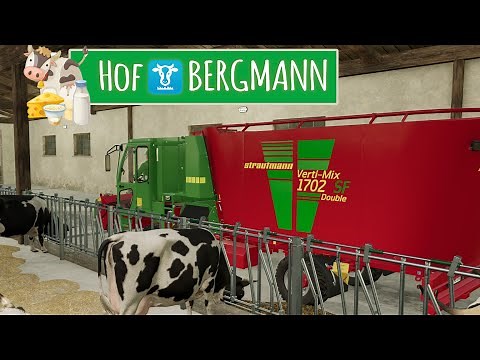 LS22 HOF BERGMANN #66: Kühe Füttern und ausmisten | FARMING SIMULATOR 22