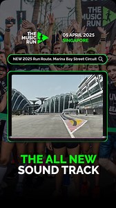 Start and finish at Marina Bay Street Circuit, run The Sound Track route, then hit the after party at the F1 Pit Building!  | The Music Run | Facebook