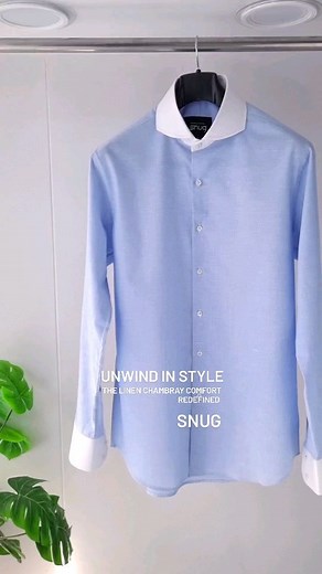 390K views · 139 reactions | Unwind In Style: The Linen Chambray Comfort Redefined. Indulge in ultimate comfort with our Linen Chambray shirt – a blend of relaxed elegance and unmatched softness. Elevate your style effortlessly with this cozy essential, designed to redefine comfort and sophistication. Shop now: tinyurl.com/2y98enh8 #LinenChambray #Formal #carefullycrafted #Snug | Snug | Facebook