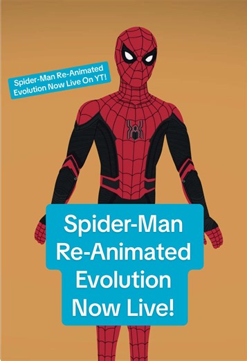 The Evolution of Spider-Man (1973-2026) [Re-Animated] now live on YT! 🕷️ Covering every live-action variant and suit of Spider-Man, a fully re-animated and redesigned animation for Spidey! Check it out to see the complete visual history of the webhead himself :) #spiderman #marvel #animation #cartoon #spidermanedit