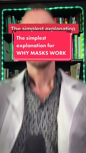 Reply to @distilledscience Masks are NOT just source control, and not only effective vs larger droplets. #covid #science #wearamask