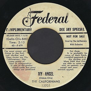 The Californians - My Angel / Heavenly Ruby