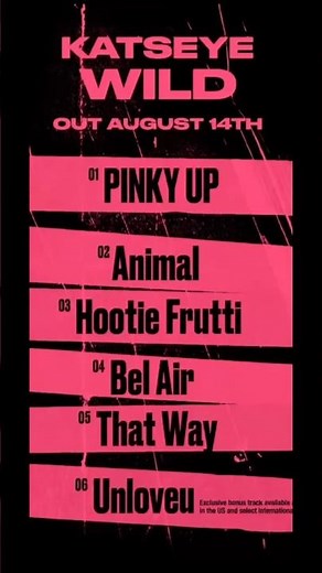 KATSEYE’s “WILD” EP Tracklist + an additional exclusive bonus track!! (EYEKONS GOT ALMOST ALL RIGHT)