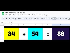 Addition calculator to make in Google Slides