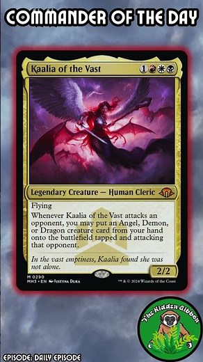Kaalia of the Vast | Gibbon's Commander of the Day | #MTG #EDH #Commander #BudgetCommander