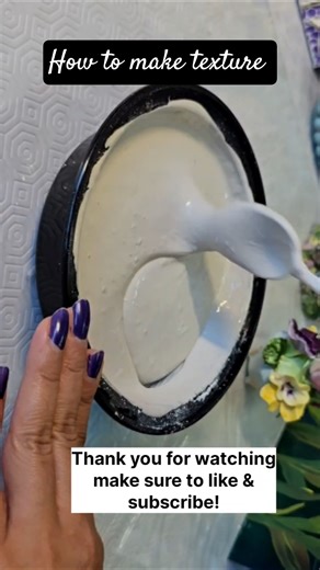 How to make perfect texture paste #recipe #art #diy ##youtubeshorts
