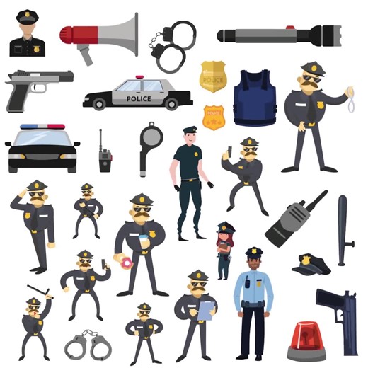 Police Svg Bundle, Police Clipart for Cricut, Police Silhouette, Police Officer Vector, Police Designs, Police Cut Files. - Etsy