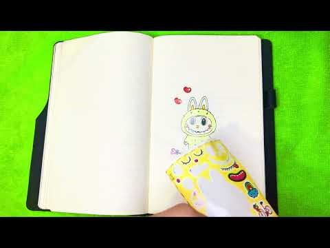 This Labubu Sticker Video Went Viral 😱 labubu#labubusticker#cutevideo#viral ASMR