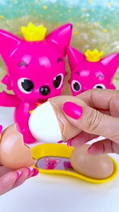 292K views · 1.2K reactions | Pinkfong Eating Eggs Set Toys, Satisfying Unboxing Miniature Kitchen Set | ASMR Videos #satis #unboxing #asmr #short | Subi Unboxing Toys | Facebook