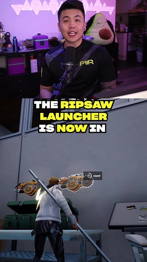 Everything you need to know about the new Ripsaw Launcher! #Fortnite #PWR #Gaming #fyp #foryou #fortniteclips #fortniteupdate #ripsaw
