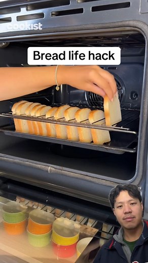 Is this the best way to toast bread? Today we try the viral bread toasting hack! #baking #cooking #lifehack #kitchenhack | Foodporn