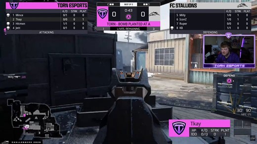 ICEY 1v3 FROM @Tkaylol 🧊REVERSE SWEEP win over @StallionsCOD to go 1-0 in Elite Pools. ☔️ @Tkaylol ☔️ @Hitmxn_ ☔️ @JettSteinman ☔️ @3Mince 🧠 @Exurtful #TORNAPART 💜