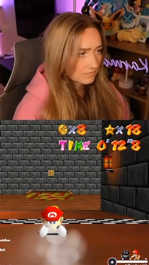 karina on Instagram: "How fast can you get this star? . . . #mario #supermario64 #retro #speedrunner #retrogaming"