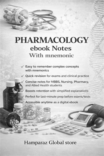 Pharmacology Ebook Notes With Mnemonics | Nursing & Medical Study Guide | Pharm Exam Prep PDF - Etsy Australia