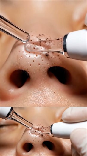 Pore Dusting Sweep — Controlled Nose Bridge Vacuum ASMR