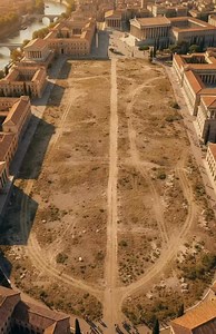Circus Maximus was built 600 years before the Colosseum! Pliny the Elder said it held up to 250,000 people…absolutely massive.