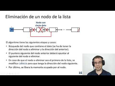 Listas Enlazadas - Eliminar un nodo o elemento de una lista