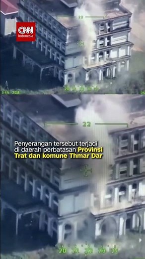 Perang Memanas, Thailand Rilis Video Serang Bangunan di Kamboja