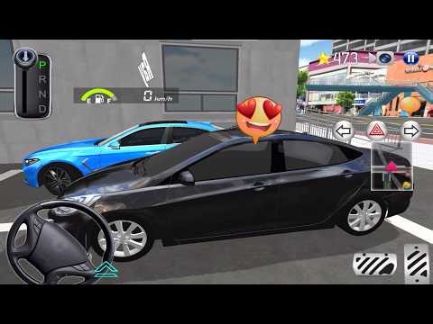 3D Driving Class 🚗 ⚫ Hyundai Accent City Rush & Airport Run ✈️🔥🚦 iOS Android Real Touch Gameplay