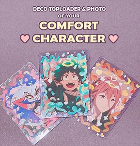 Comfort Character Custom Deco Toploaders - Etsy Australia