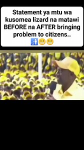 Statement ya mtu wa kusomea lizard na matawi BEFORE na AFTER bringing problem to citizens. Kumbuka yeye huwa na akili kubwa. Yes, akili na mpango ni ya Singapore.. He caused the problem, and now, after looting extensively and knowing full well that elections are less than a year away, he pretends to solve the very problem he created in order to deceive you into voting for him in 2027. Unfortunately, you will see citizens whose futures are being robbed clapping and applauding, forgetting that thi
