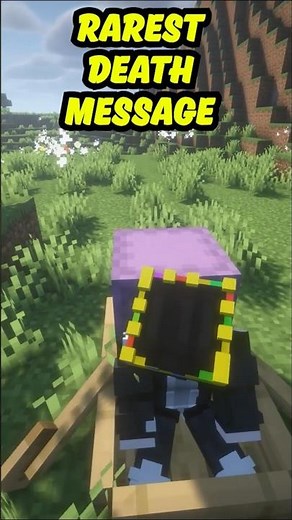 Rarest Death Message In Minecraft 🤯