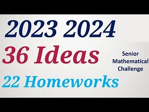 UKMT Senior Mathematical Challenge 2023 2024 Full Solutions Problems SMC UK Maths Trust Archive