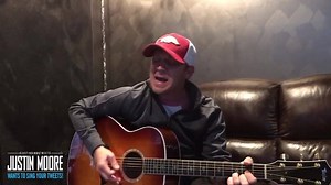 Tried to do "Fishin' In The Dark" and "Copperhead Road" justice... #JustinSingsTweets Submit yours here: www.JustinMooreMusic.com | Justin Moore