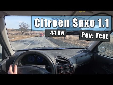 Citroen Saxo 1.1 Review POV Test Drive