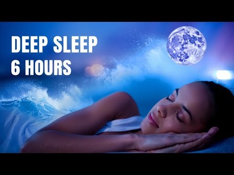 Ocean Under the Moon — 6H Deep Sleep (Black Screen, No AI, No Ads)